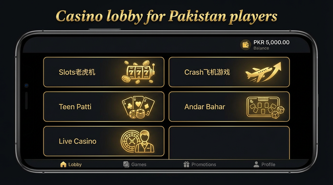 Lobby view of 777cb for Pakistan users - 4